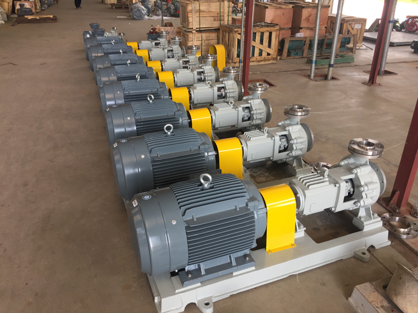 内蒙古阿拉善盟化工项方针70台化工泵发货